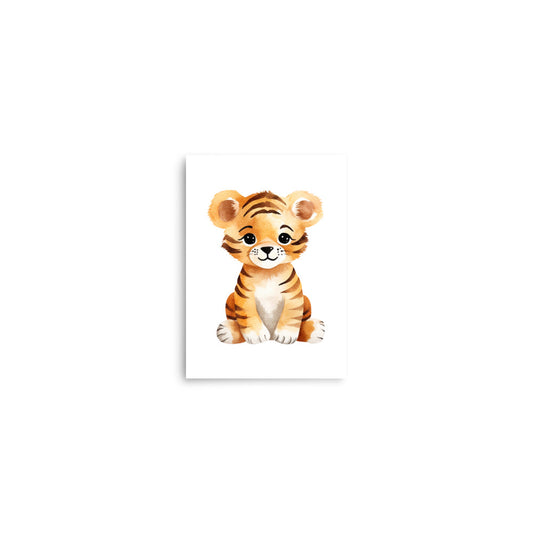 Baby Tiger baby animals art print