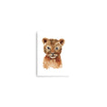 Load image into Gallery viewer, lion cub baby animals art print
