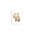 Load image into Gallery viewer, rhino baby animals art print
