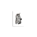 Load image into Gallery viewer, zebra baby animals art print
