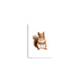 Load image into Gallery viewer, squirrel baby animals art print
