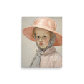 Load image into Gallery viewer, Girl with Bonnet, a vintage-inspired nursery art print WALL ART
