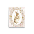 Load image into Gallery viewer, vintage-inspired bunny print wall art
