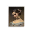 Load image into Gallery viewer, vintage-inspired art print portrait of a lady wall art
