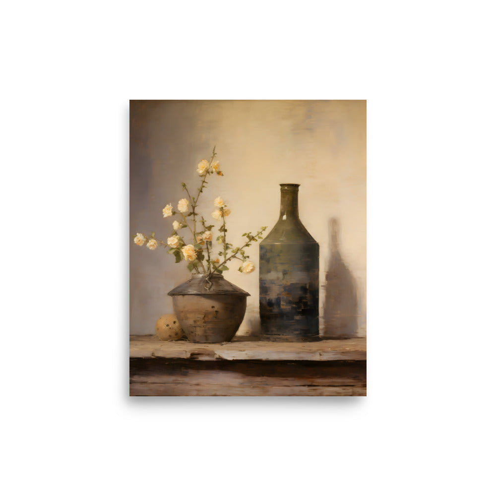 Rustic vintage-inspired wall art