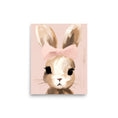 Load image into Gallery viewer, bunny WEARING delicate pink bow atop her head, GIRLS ROOM NURSERY
