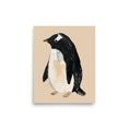 Load image into Gallery viewer, baby room nursery art print features a penguin
