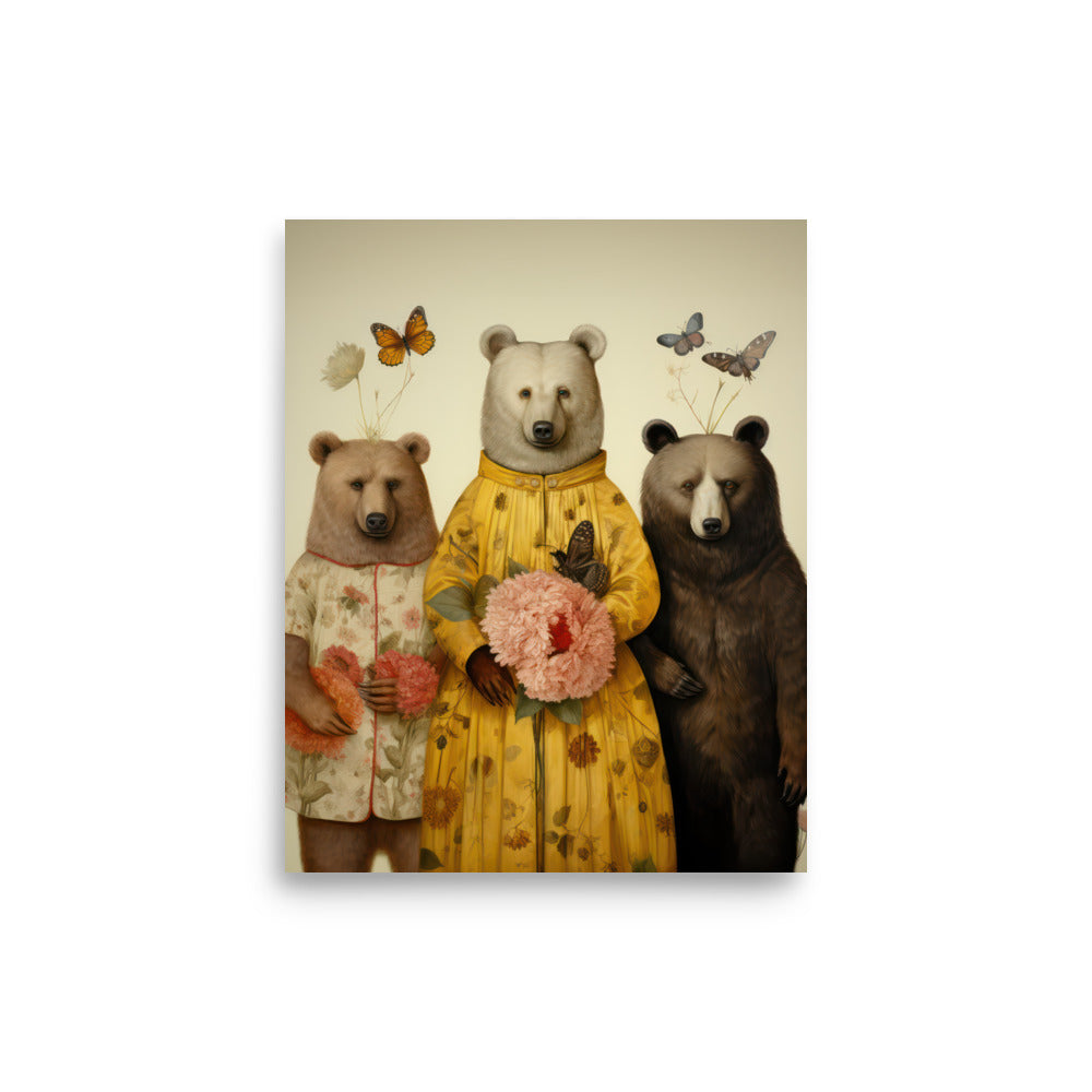 Bouquet Bear Trio