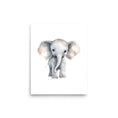 Load image into Gallery viewer, Baby Elephant baby room art
