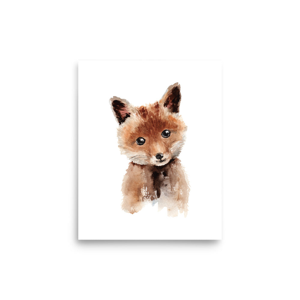 baby room art Baby Fox