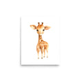 Load image into Gallery viewer, Baby Giraffe baby room art
