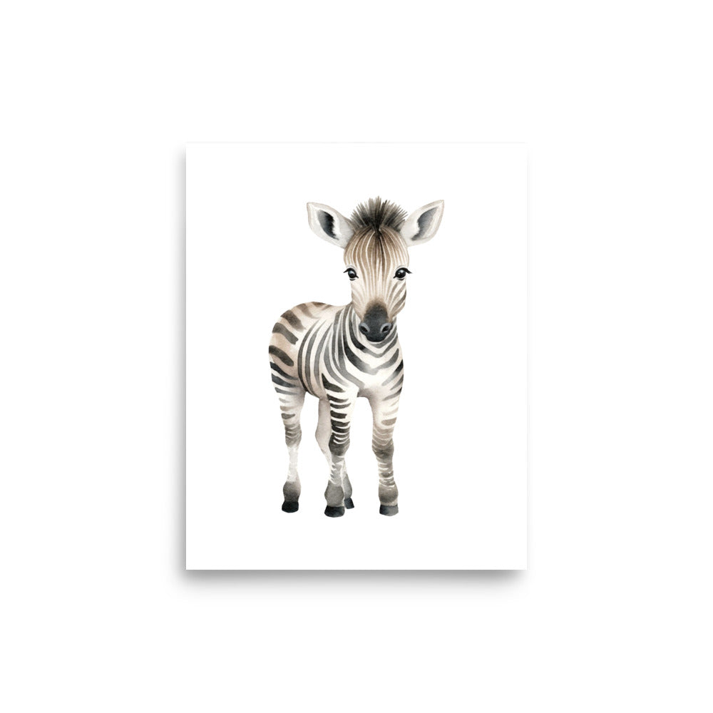 Baby Zebra baby room art