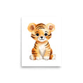 Load image into Gallery viewer, Baby Tiger baby room art
