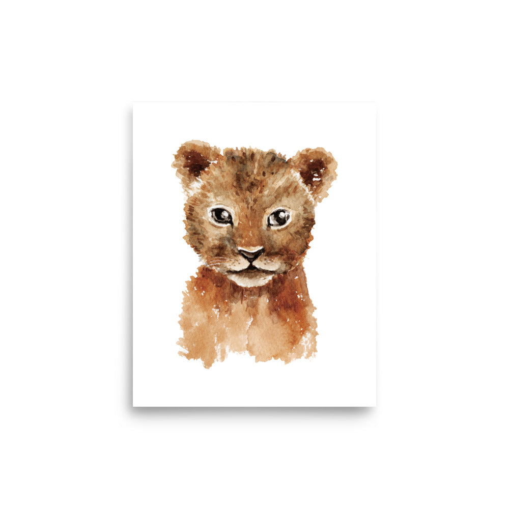 lion cub baby room art