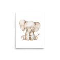 Load image into Gallery viewer, baby elephant baby room art
