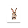 Load image into Gallery viewer, bunny woodland nursery art print
