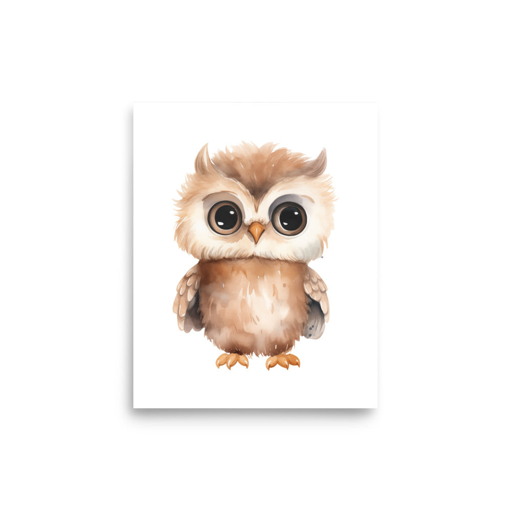 owl nursery wall art