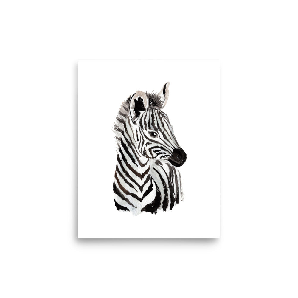 zebra baby room art