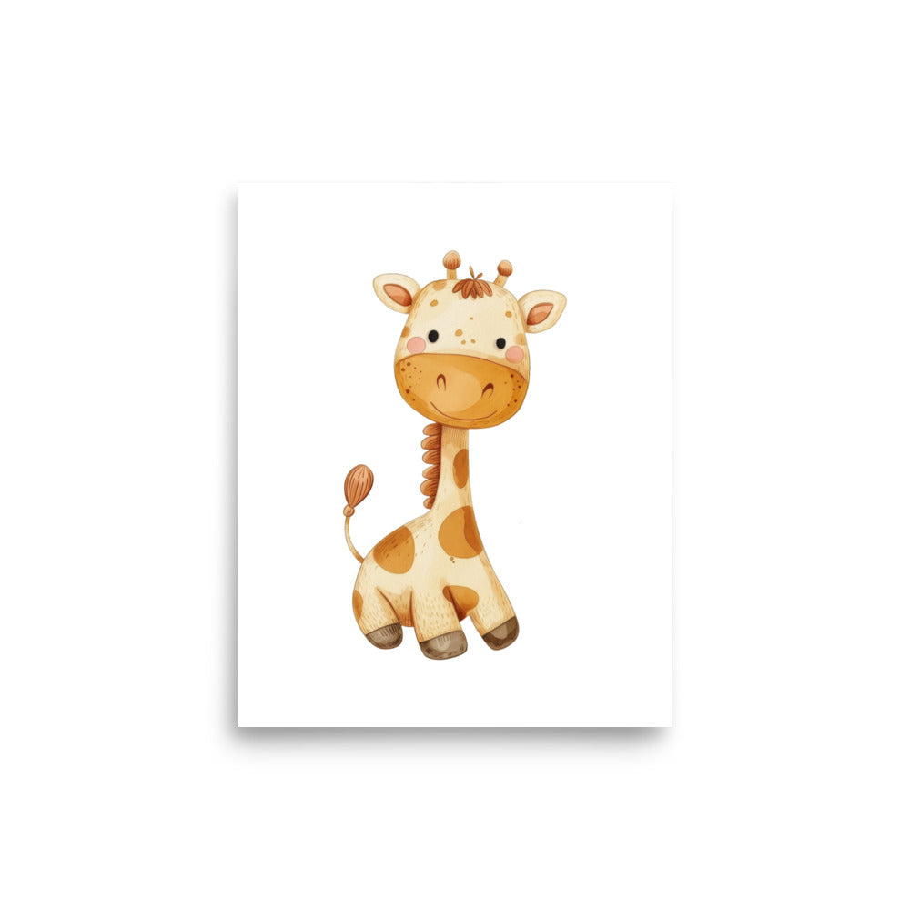 giraffe baby room art