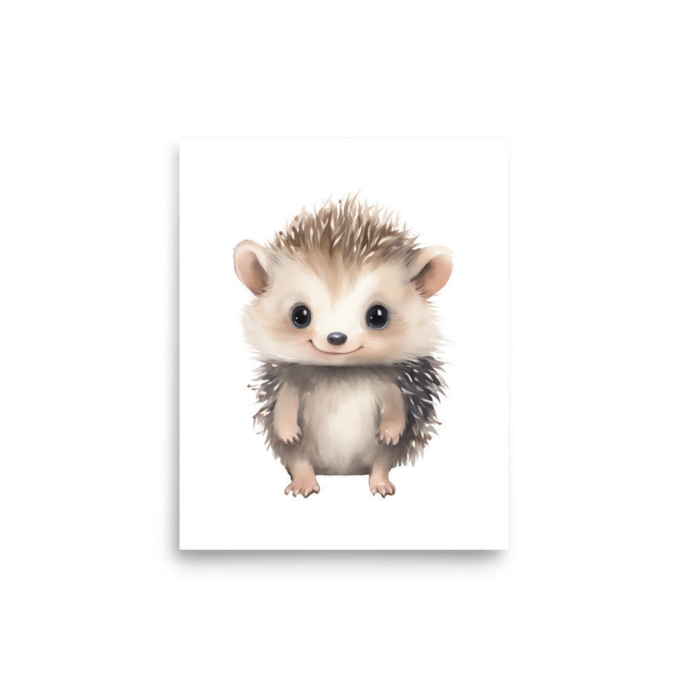 porcupine baby room art