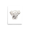 Load image into Gallery viewer, baby elephant nursery art
