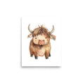 Load image into Gallery viewer, yak nursery art
