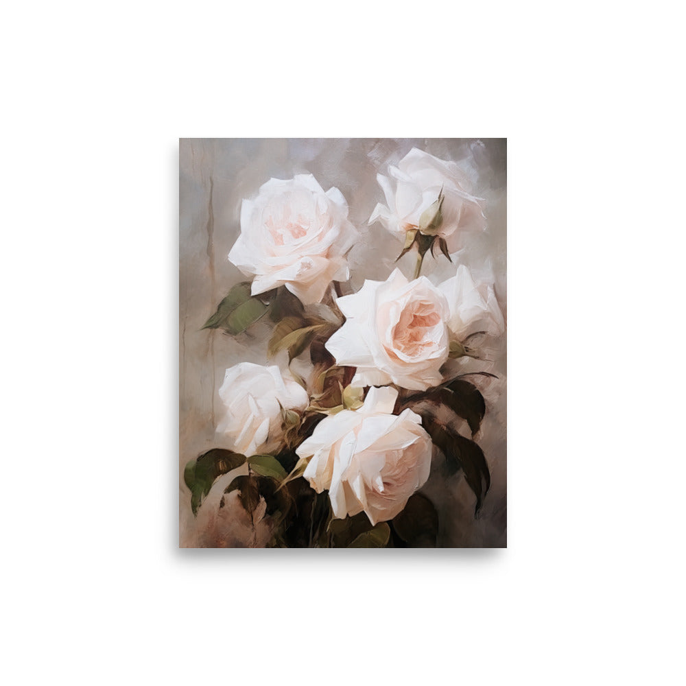 Floral Vintage Print nursery wall art