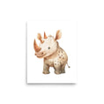 Load image into Gallery viewer, rhino nursery wall art
